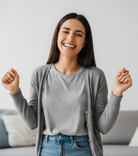 Women after treatment - Emergency dentist Luton